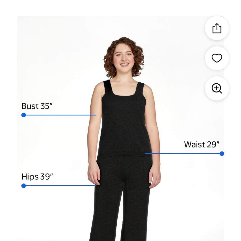 Time and Tru Black Women's lounge set